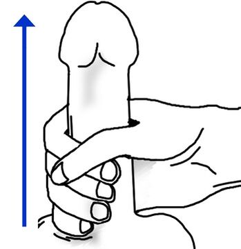 Masturbationstechnik zur Erhöhung eines Mitglieds